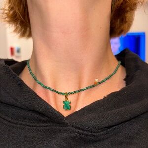 Tous Vermail Malachite necklace